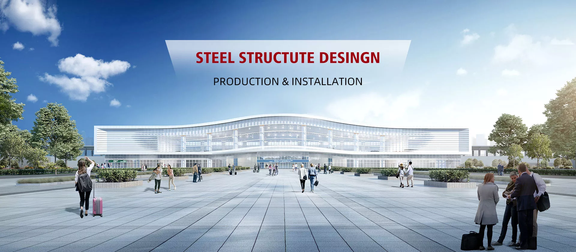 Tuam Tshoj Tsheb ciav hlau chaw nres tsheb Steel Structure