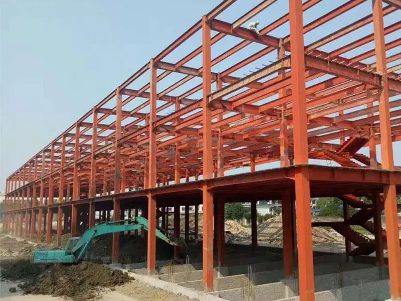 Eco-phooj ywg Steel Ncej Warehouse Siv