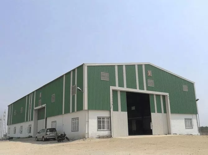 Tswv yim thiab zoo nkauj Prefab Hlau Warehouse Tsev