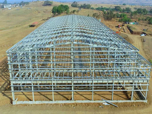 Tswv yim thiab zoo nkauj Steel Structure Warehouse Siv.