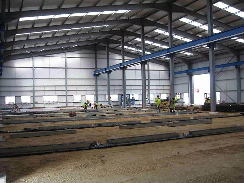 Tswv yim thiab zoo nkauj Steel Warehouse Rhiav Steel Structure