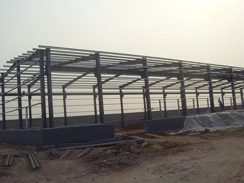 Prefabricated Hlau Warehouse Vaj Tsev